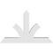 Ekena Millwork Richland Architectural Grade PVC Gable Bracket, 60"W x 37 1/2"H x 6"D x 6"F, 15/12 Pitch GBP060X38X0606RIC00 - alternate 3